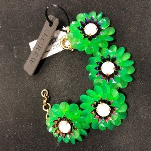 J Crew Zinnia Green Bracelet